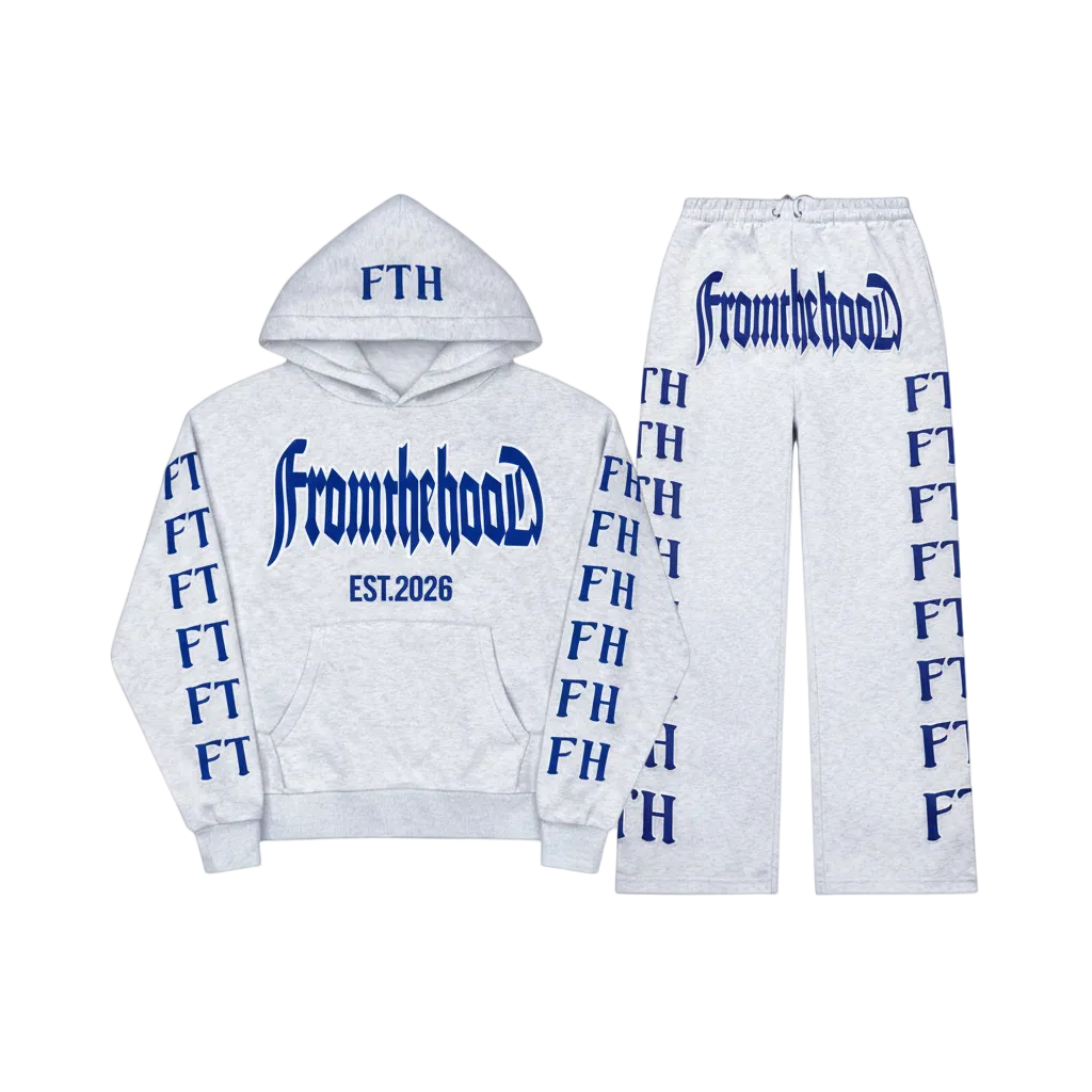 Ensemble FTH Icon - Hoodie et Jogging blanc