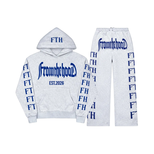 Ensemble FTH Icon - Hoodie et Jogging blanc